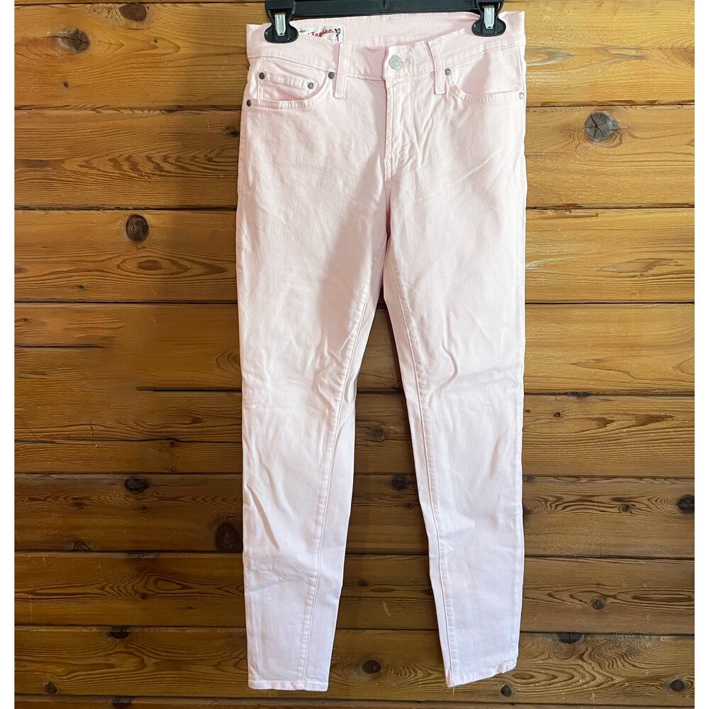NWT RED ENGINE Scorcher Blush Pink Super Skinny Jeans 27